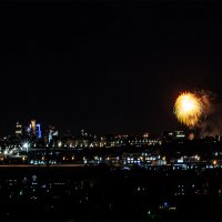 Салют над Москвой в честь 80 летия Великой Победы! :: Юрий Яньков Салют над Москвой в честь 80 летия Великой Победы! :: Юрий Яньков
