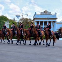 Конный церемониал всадников Кремлёвской школы верховой езды :: Татьяна Помогалова