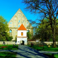 Около входа в руины Монастыря Святой Бригитты :: Aida10 