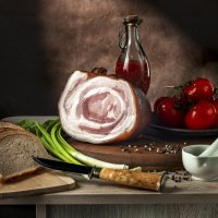 Этюд с копчёной рулькой :: Алексей Кошелев Этюд с копчёной рулькой :: Алексей Кошелев