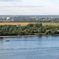Вид на город Бор от Нижнего Новгорода :: Александр Ильчевский 