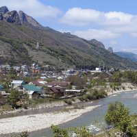 Панорама Карачаевска с гор :: Gen 