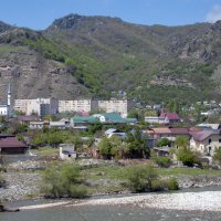 Панорама Карачаевска с гор :: Gen 