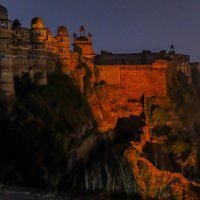 Форт Гвалиор ночью :: Георгий А Форт Гвалиор ночью :: Георгий А