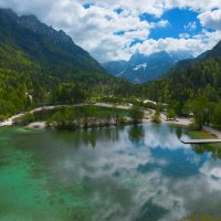 Горное озеро :: Сергей Титов Горное озеро :: Сергей Титов