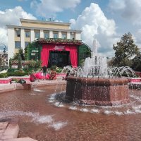 Фонтан на площади Тверской :: Дмитрий Никитин