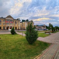 Кудри облаков на вечернем небосводе / Александров / Набережная :: Денис Бочкарёв