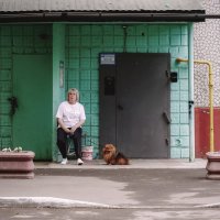 Дама с собачкой и соглядатай :: Сергей Царёв Дама с собачкой и соглядатай :: Сергей Царёв