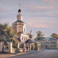 Москва. Церковь Троицы Живоначальной в Хохлах. :: В и т а л и й .... Л а б з о'в