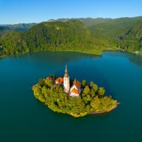 Остров Блед :: Сергей Титов Остров Блед :: Сергей Титов