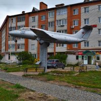 Ябрин. Памятник боевому самолёту Л-29. :: Пётр Чернега