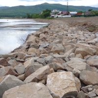 Строительство набережной от наводнения :: Екатерина Панова