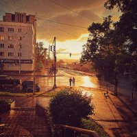 Вечер, дождь :: Larisa Kuznetsova Вечер, дождь :: Larisa Kuznetsova