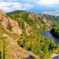 Панорама в горах.. :: Алексей Мезенцев Панорама в горах.. :: Алексей Мезенцев