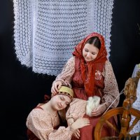 Девичьи вечера. Прядение. :: Юлия Кравченко