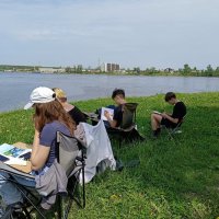 Летний пленэр у юных художников :: Мария Васильева