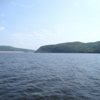 ГЭС и Жигулёвские горы. :: Татьяна Иваненкова