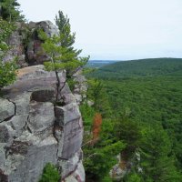 Скалы и лесной пейзаж в американском штате Висконсин. :: unix (Илья Утропов)