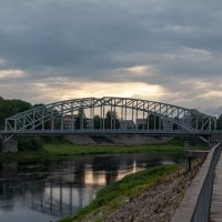 Мост Белелюбского на закате :: Gen 