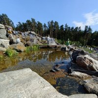 водопад в парке :: Галина R...