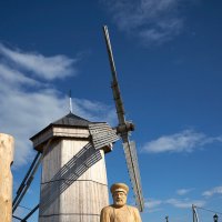 Ветряная мельница в селе Бариновка :: Олег Манаенков