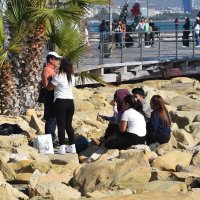 На тёплых камушках. Январь. Кипр :: Oleg4618 Шутченко На тёплых камушках. Январь. Кипр :: Oleg4618 Шутченко