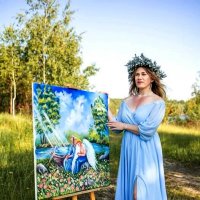 Марина художниця на планері :: Степан Карачко