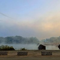 Утренний туман над Окой :: Михаил Столяров Утренний туман над Окой :: Михаил Столяров