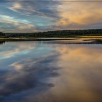 Отражения на закате :: александр 