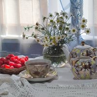 Чай с малиной :: Валентина Богатко 