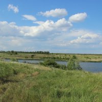 Пруд в степи. :: Виктор Пруд в степи. :: Виктор