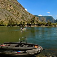 Переправа на реке Чулышман. :: Ирина Нафаня Переправа на реке Чулышман. :: Ирина Нафаня