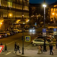 Вечерний Петербург. Михайловская улица. :: Игорь Викторов
