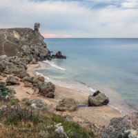 Синий час у скалы Дева :: Игорь Сарапулов