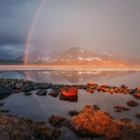 Радуга над озером :: Дмитрий Шишкин