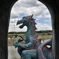 Мост любви и верности. Вид из окна башни. :: Александр Мост любви и верности. Вид из окна башни. :: Александр