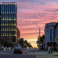 "Окрасилось небо..." :: Сергей Шатохин 