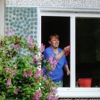 Мама мыла раму... :: Сергей Царёв