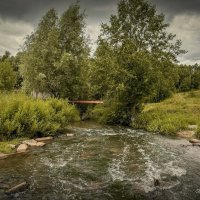 "На речке после дождя"© :: Владимир Макаров