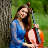 Девушка с велончелью :: Сергей Кочнев