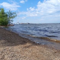 Здесь начинается Камское водохранилище. :: Алена