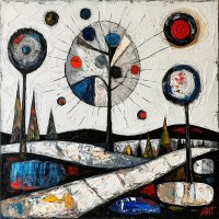 интерьерная картина "Сад" 1 :: дмитрий мякин