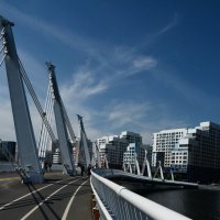 Новый мост в Нагатинском затоне :: Анастасия Смирнова Новый мост в Нагатинском затоне :: Анастасия Смирнова