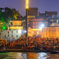 На набережной г. Варанаси вечером :: Георгий А