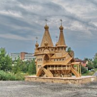 Церковь Неупиваемая чаша иконы Божией Матери   в поселке Пурпе. Ямало-Ненецкий АО :: Юрий Шевляков