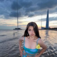 Финский залив  Модель Лейла Башилова :: Лейла Башилова