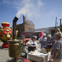 у самовара я и моя Маша :: Елена Агеева