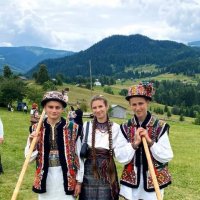 гуцули з трембітами :: Степан Карачко