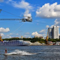 Катание на реверсивной лебёдке,,, :: Анатолий Колосов