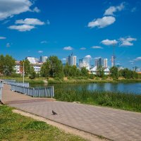 Мост на Мещерском озере :: Александр Синдерёв